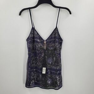 Women's Pinko Sequined Camisole Top Size 6 NEW